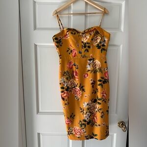 Black Halo Floral Dress